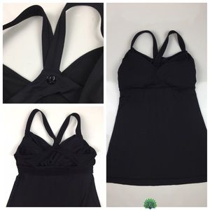 Lululemon Black Tank Top Size 4